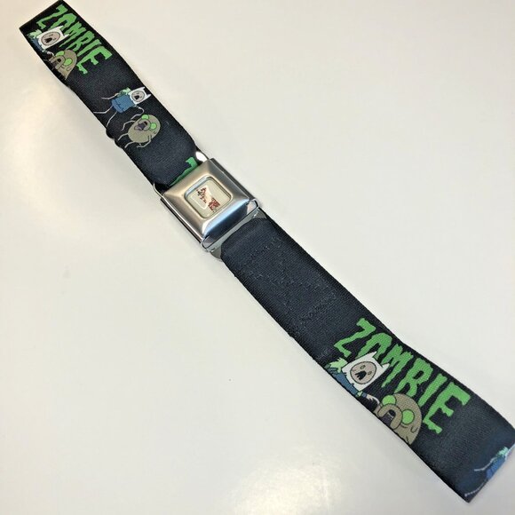 Buckle Down Adventure Time Zombie  Adult Seatbelt Belt Adjustable 24-38 USA - Picture 2 of 11